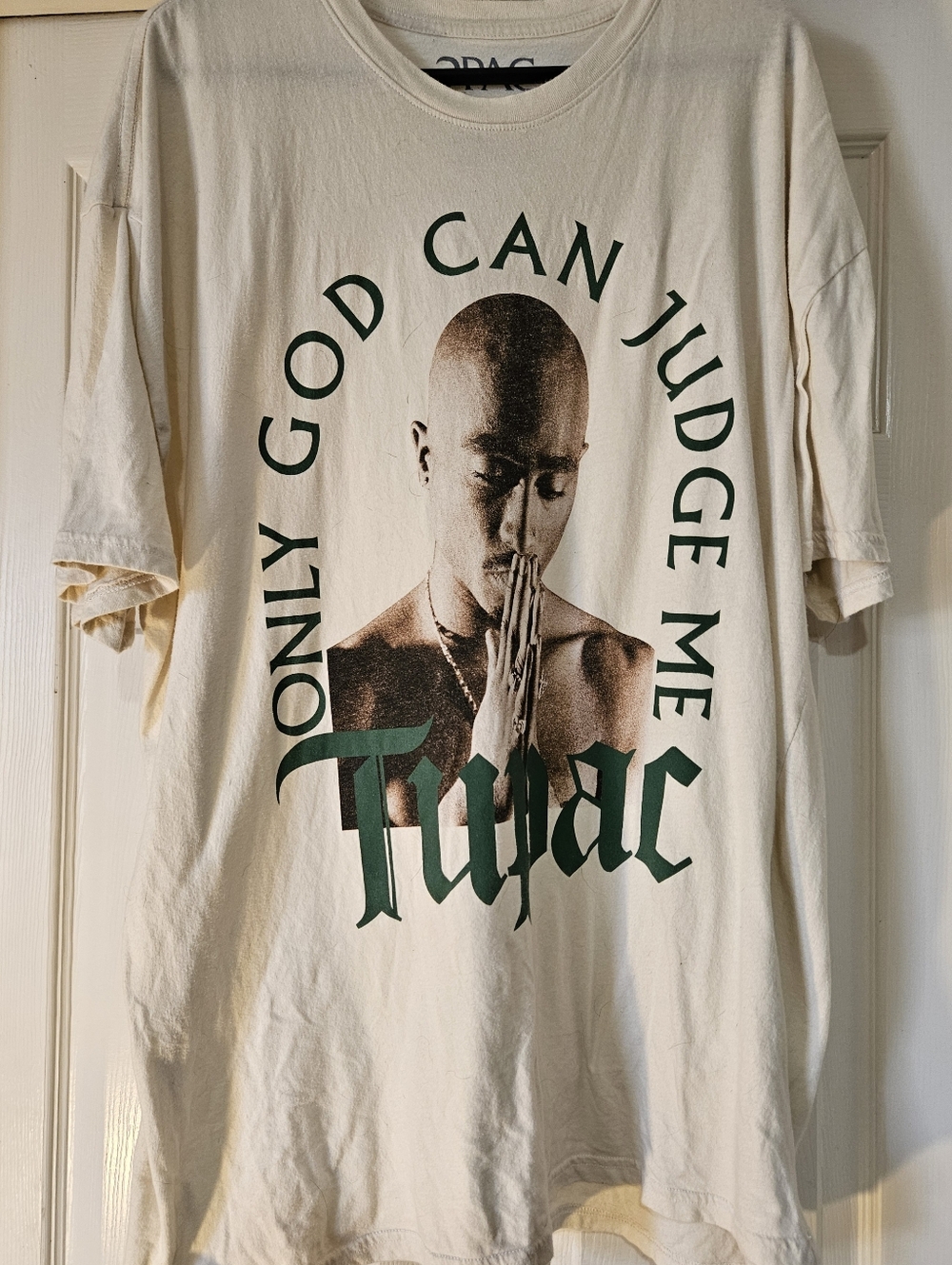 Tupac Shakur Branded Graphic T-shirt "Only God Can Judge Me" XL